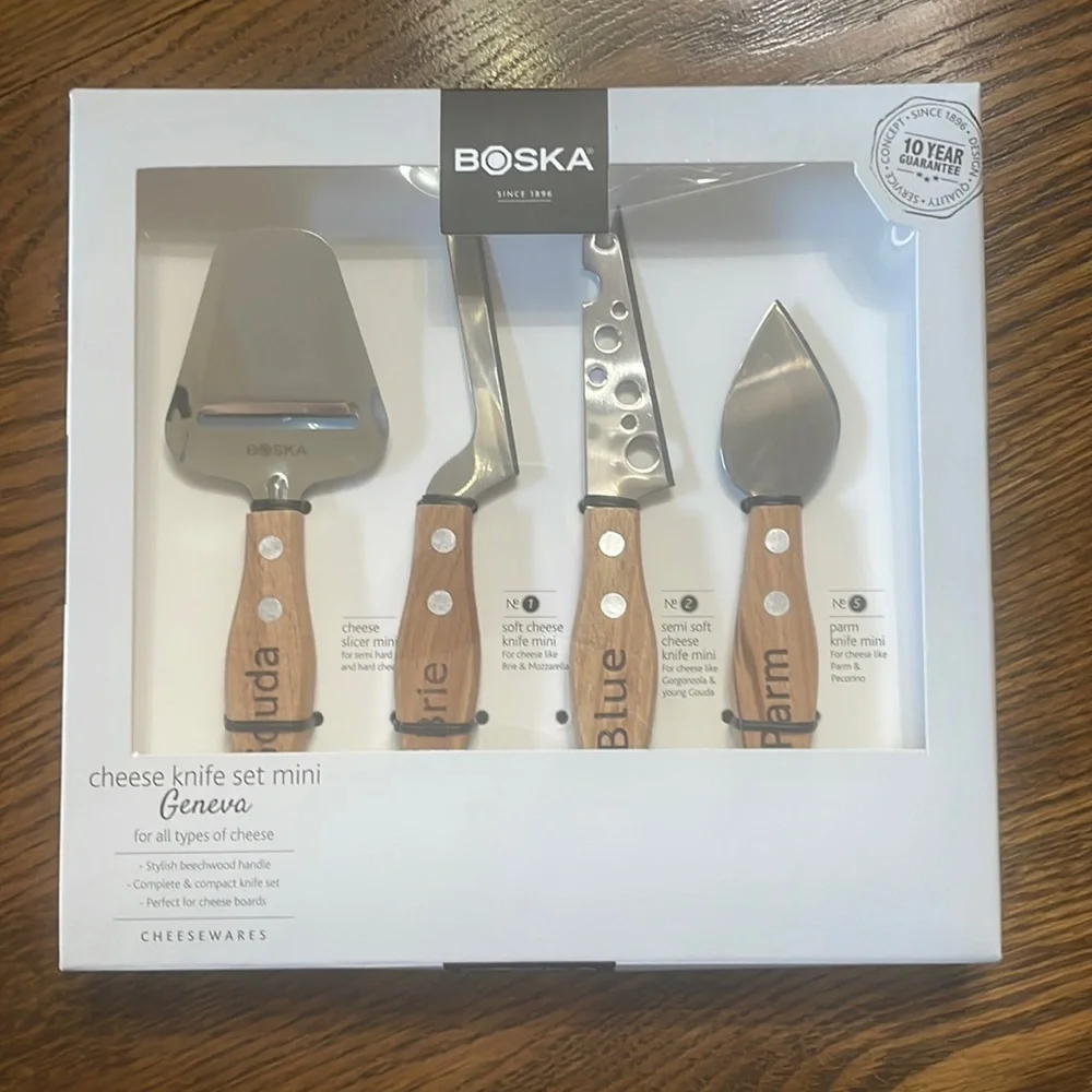 NEW - Boska Cheese Knifes Mini Set Geneva